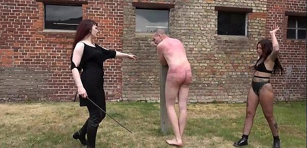  Friendly Competition - Mistress Rebekka Raynor & Nikky French and Painful Strokes